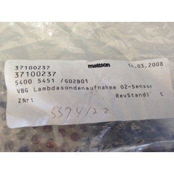 Mattson Technology 37100237 VBG Lambdasondenaufnahme O2 Sensor